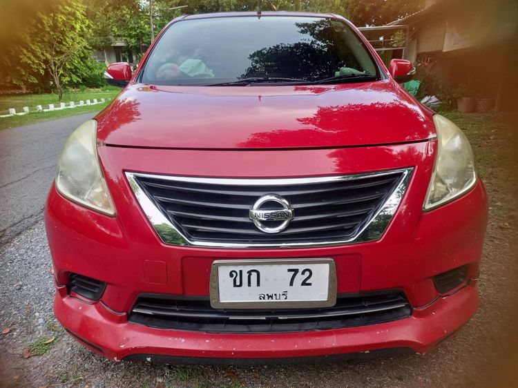 Nissan Almera 2012 1.2 V Sedan เบนซิน ไม่ติดแก๊ส เกียร์อัตโนมัติ แดง