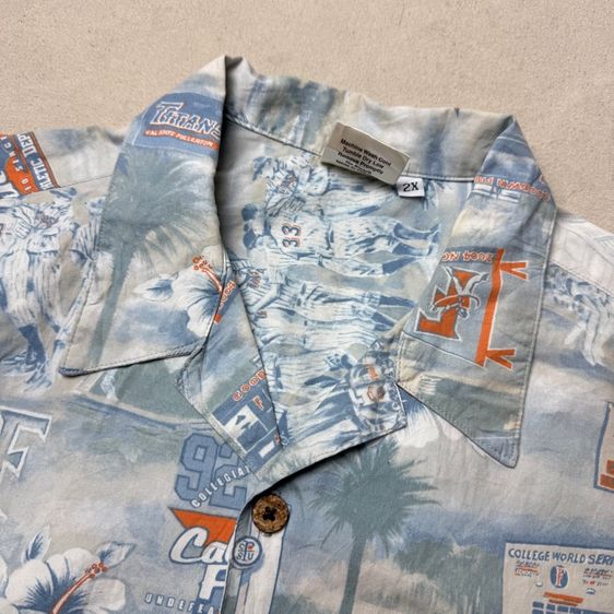 เสื้อเชิ้ต​ Cal State Fullerton งานหล่อมาก Size 2XL​ รูปที่ 6