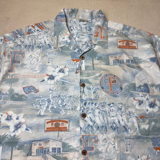 เสื้อเชิ้ต​ Cal State Fullerton งานหล่อมาก Size 2XL​ รูปที่ 3