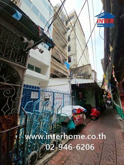 อาคารพาณิชย์ 5 ชั้น 13.4 ตร.ว. อาคารพาณิชย์ ใกล้โรงเรียนเผยอิง, ตลาดสำเพ็ง ซอยวานิช1 ตรอกชัยภูมิ ถนนทรงวาด ถนนเยาวราช เขตสัมพันธวงศ์ กรุงเทพ รูปที่ 2