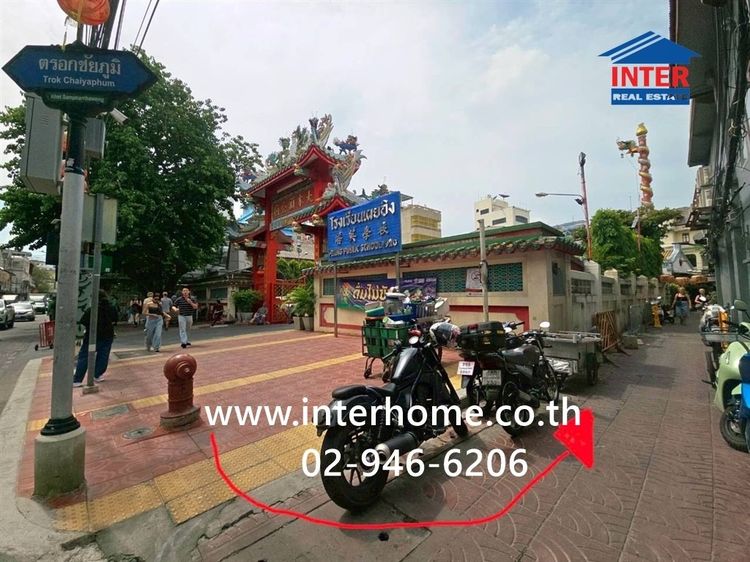 อาคารพาณิชย์ 5 ชั้น 13.4 ตร.ว. อาคารพาณิชย์ ใกล้โรงเรียนเผยอิง, ตลาดสำเพ็ง ซอยวานิช1 ตรอกชัยภูมิ ถนนทรงวาด ถนนเยาวราช เขตสัมพันธวงศ์ กรุงเทพ รูปที่ 3