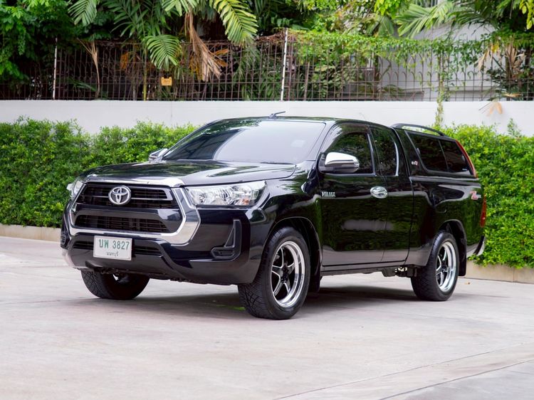 Toyota Hilux Revo 2021 2.4 Z Edition Mid Pickup ดีเซล ไม่ติดแก๊ส เกียร์อัตโนมัติ ดำ รูปที่ 3