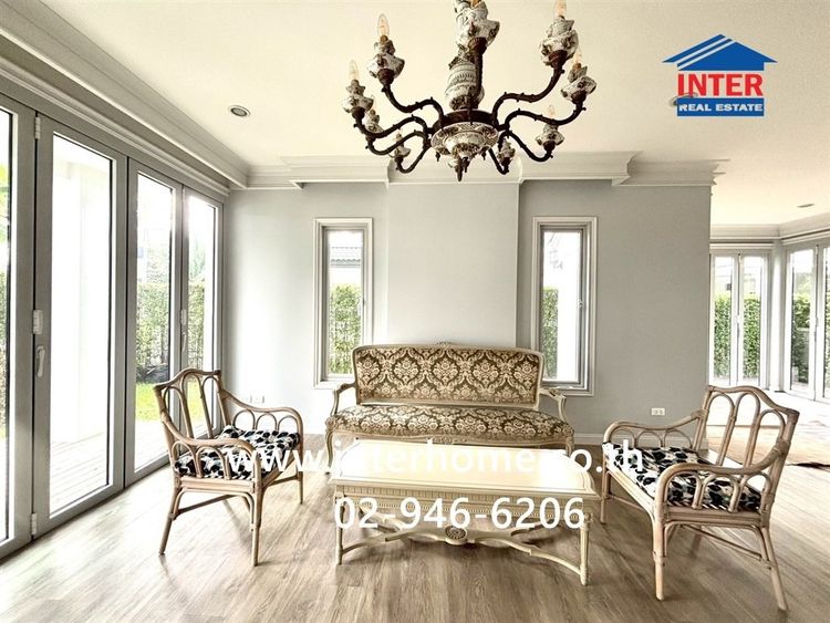 บ้านเดี่ยว 2 ชั้น 64 ตร.ว. หมู่บ้านมัณฑนา วงแหวน-รามอินทรา ใกล้แฟชั่นไอส์แลนด์ ถนนเลียบมอเตอร์เวย์กาญจนาภิเษก ถนนรามอินทรา เขตคันนายาว รูปที่ 3