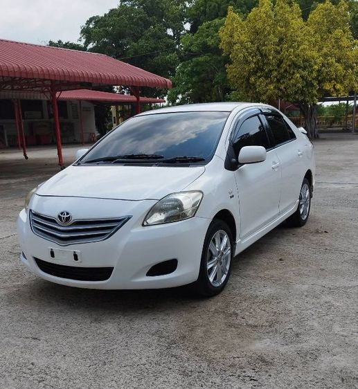 Toyota Vios 2009 1.5 J Sedan เบนซิน ไม่ติดแก๊ส เกียร์อัตโนมัติ ขาว รูปที่ 2