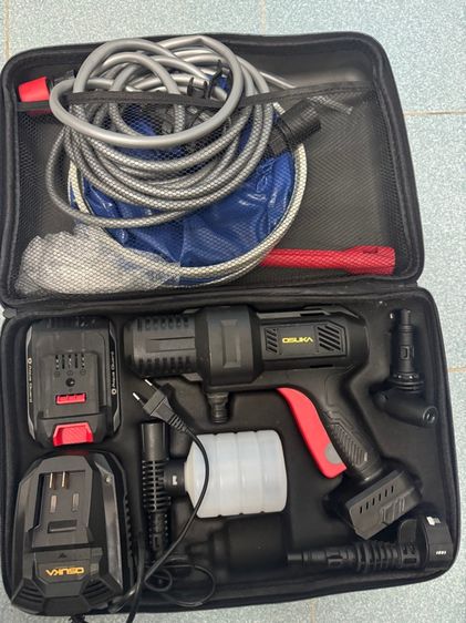 OSUKA เครื่องอัดฉีดแรงดันสูงไร้สาย 20V แรงดันสูงสุด 55บาร์(ไม่มีแบต)