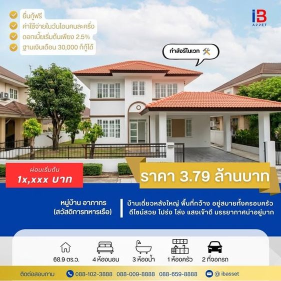 ไม่มี 2011 ขายบ้านเดี่ยว อาภากร1 ศาลายา 