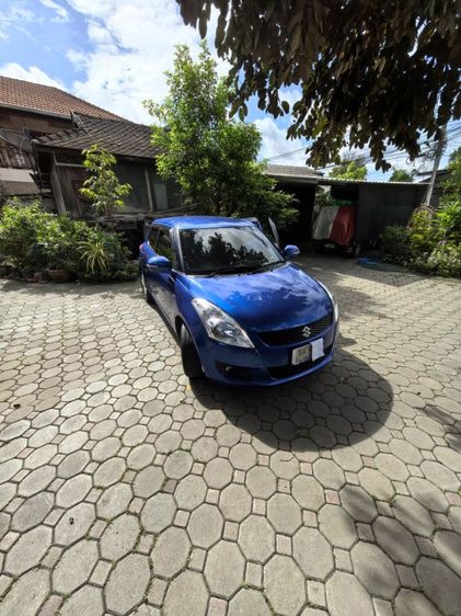Suzuki Swift 2013 1.2 GLX Sedan เบนซิน ไม่ติดแก๊ส เกียร์อัตโนมัติ น้ำเงิน รูปที่ 4