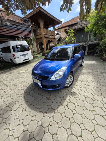 Suzuki Swift 2013 1.2 GLX Sedan เบนซิน ไม่ติดแก๊ส เกียร์อัตโนมัติ น้ำเงิน รูปที่ 2