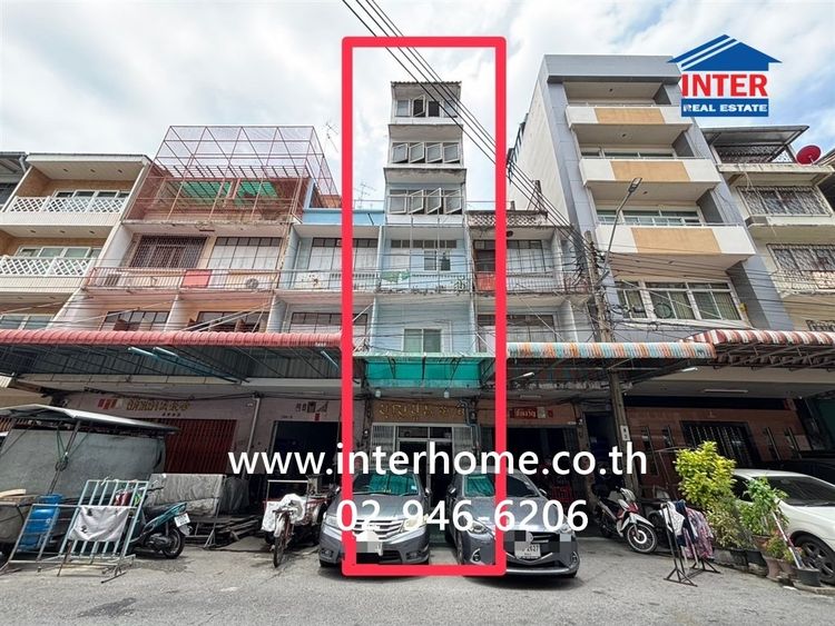 อาคารพาณิชย์ 6 ชั้น 12.4 ตร.ว. อาคารพาณิชย์ ใกล้ตลาดโบ๊เบ๊ ซอยยศเส ถนนกรุงเกษม เขตป้อมปราบศัตรูพ่าย กรุงเทพมหานคร