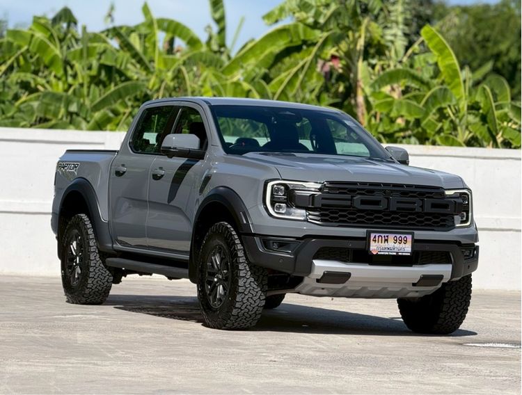 รถ Ford Ranger Raptor 3.0L V6 Twin-Turbo EcoBoost 4x4 สี เทา