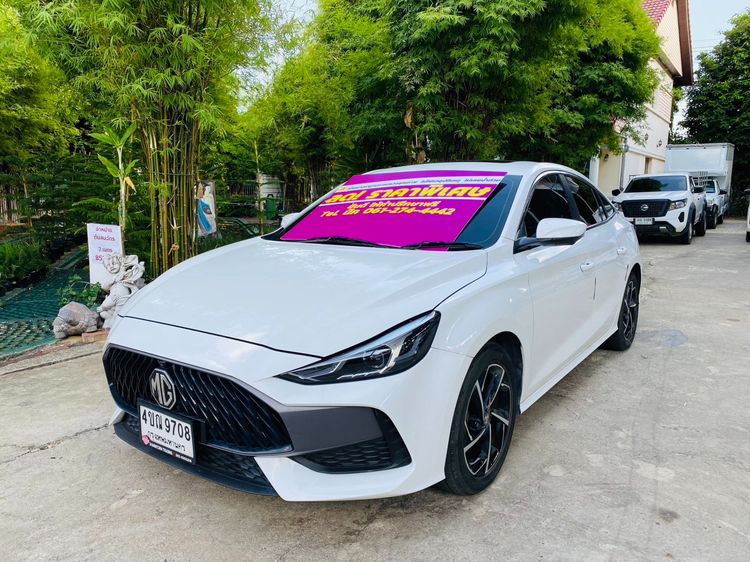 MG MG5 2024 1.5 X Sedan เบนซิน LPG เกียร์อัตโนมัติ ขาว รูปที่ 2