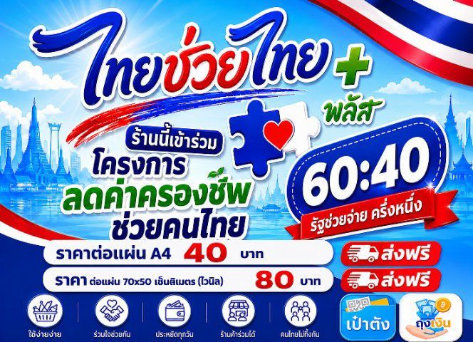 ป้ายไทยช่วยไทยพลัส