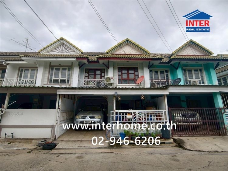 ทาวน์เฮ้าส์ 2 ชั้น 18 ตร.ว. หมู่บ้านพฤกษา13 รังสิต คลอง3 ถนนโยธาธิการคูคต ถนนคลองหลวง ถนนรังสิต-นครนายก คลองหลวง ปทุมธานี