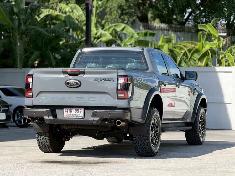 Ford Ranger 2022 Raptor 3.0 4WD Pickup เบนซิน ไม่ติดแก๊ส เกียร์อัตโนมัติ เทา รูปที่ 4