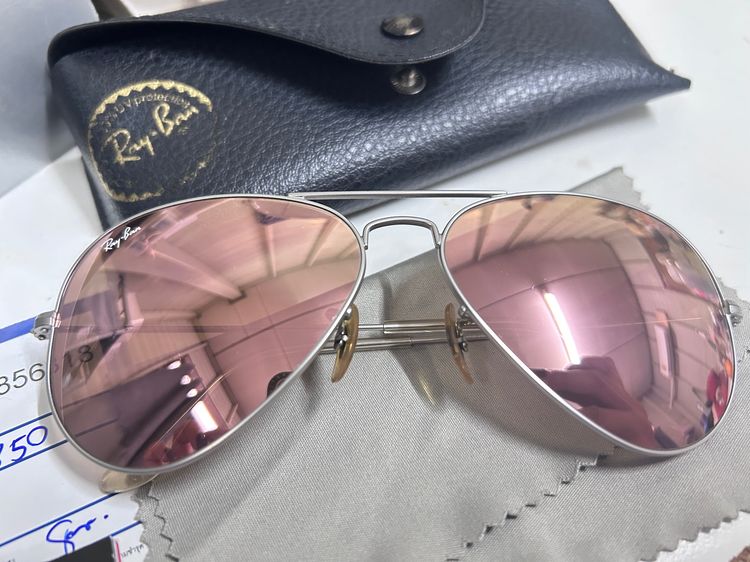 Ray-Ban แว่นสายตา แว่นกันแดด Rayban Wayfarer สภาพดี อุปกรณ์ครบ พร้อมกล่องใบราคาจริง 