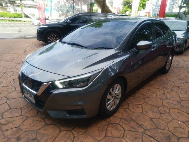Nissan Almera 2020 1.0 V Sedan เบนซิน ไม่ติดแก๊ส เกียร์อัตโนมัติ เทา รูปที่ 3