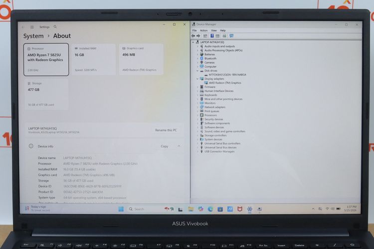 ASUS VIVOBOOK 15 Ryzen 7 5825U RAM16.512GB รูปที่ 2