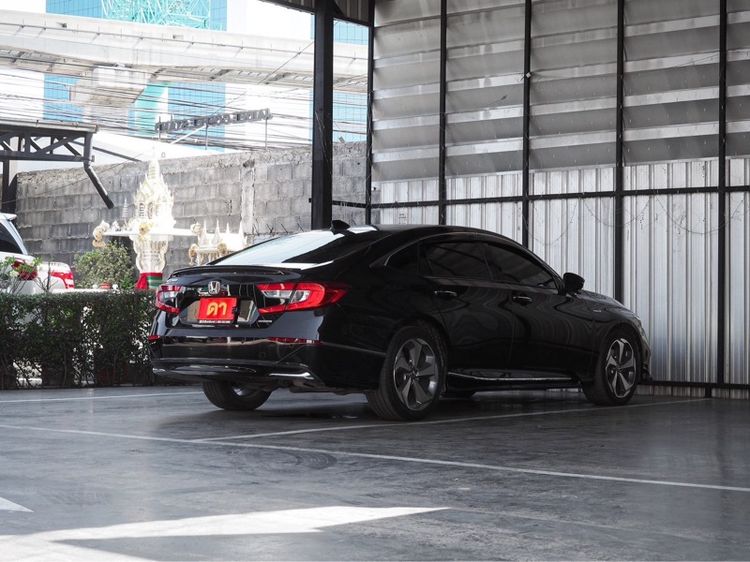 Honda Accord 2021 2.0 Hybrid Tech i-VTEC Sedan ไฮบริด ไม่ติดแก๊ส เกียร์อัตโนมัติ ดำ รูปที่ 4