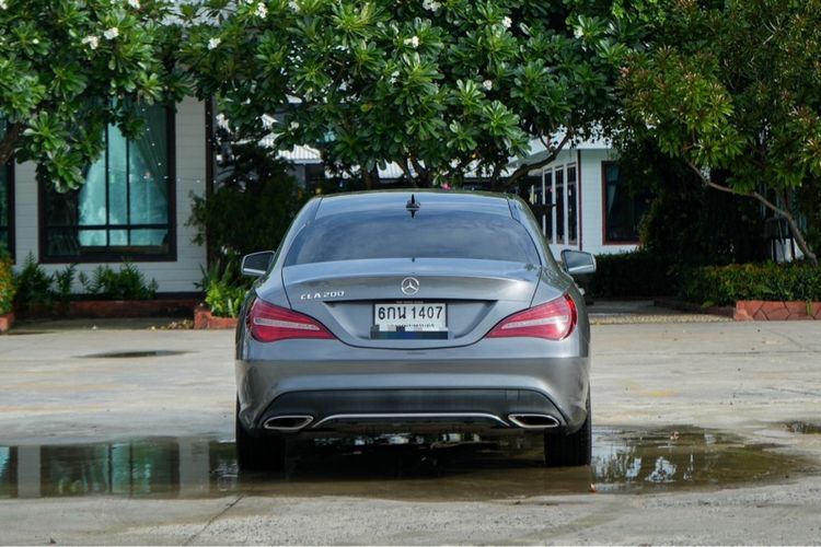 Mercedes-Benz CLA-Class 2017 CLA200 Sedan เบนซิน ไม่ติดแก๊ส เกียร์อัตโนมัติ เทา รูปที่ 3