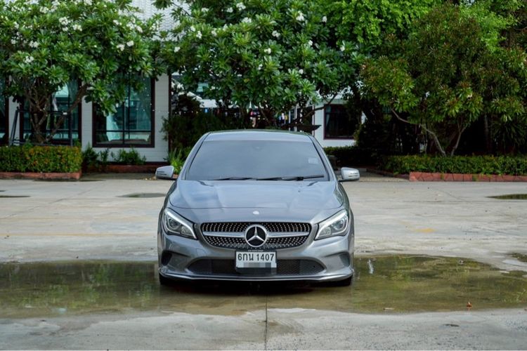 Mercedes-Benz CLA-Class 2017 CLA200 Sedan เบนซิน ไม่ติดแก๊ส เกียร์อัตโนมัติ เทา รูปที่ 4