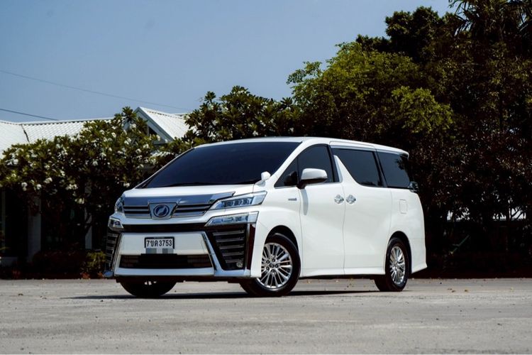 Toyota Vellfire 2018 2.5 Hybrid ZR G Edition E-Four 4WD Van ปลั๊กอินไฮบริด (PHEV) ไม่ติดแก๊ส เกียร์อัตโนมัติ ขาว
