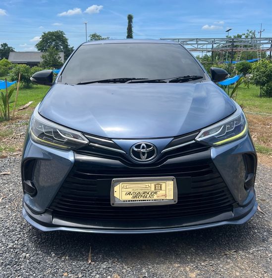 รถ Toyota Yaris ATIV 1.2 Sport สี ฟ้า