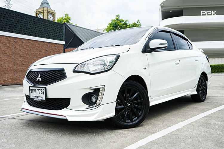 รถ Mitsubishi Attrage 1.2 GLS LTD สี ขาว