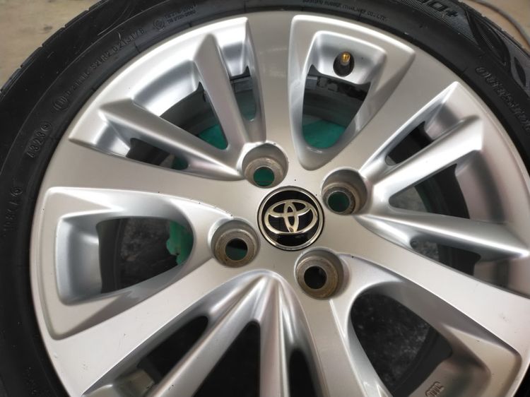 แม็กโตโยต้า ขอบ15 สีเดิม พร้อมยางดันลอป 185 60 15 ปี23 ใส่ vios yaris รูปที่ 5