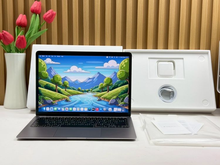 Apple แมค โอเอส 8 กิกะไบต์ อื่นๆ ไม่ใช่ MacBook Air 13.3-inch M1,2020 Ram8GB SSD256GB SpaceGray 