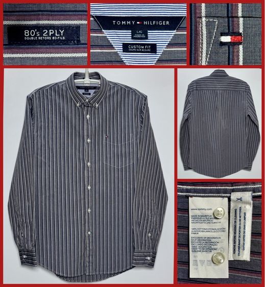 ⚠️ของใหม่▪️รุ่นใหม่‼️เสื้อเชิ้ต TOMMY HILFIGER ของแท้ แบบและทรงสวย 