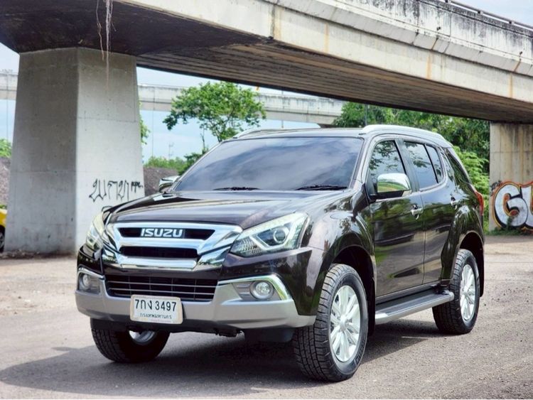 Isuzu MU-X 2019 1.9 Elegant 2WD Utility-car ดีเซล ไม่ติดแก๊ส เกียร์อัตโนมัติ ดำ รูปที่ 3