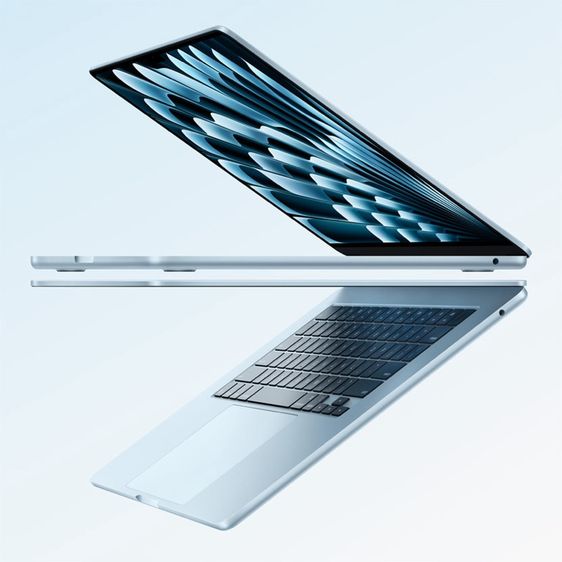 Apple ใช่ 16 กิกะไบต์ แมค โอเอส Macbook air M4 15.3 นิ้ว  (RAM 16GB - SSD 256GB) สี Sky Blue ของใหม่ยังไม่แกะ ประกันยังไม่เดิน