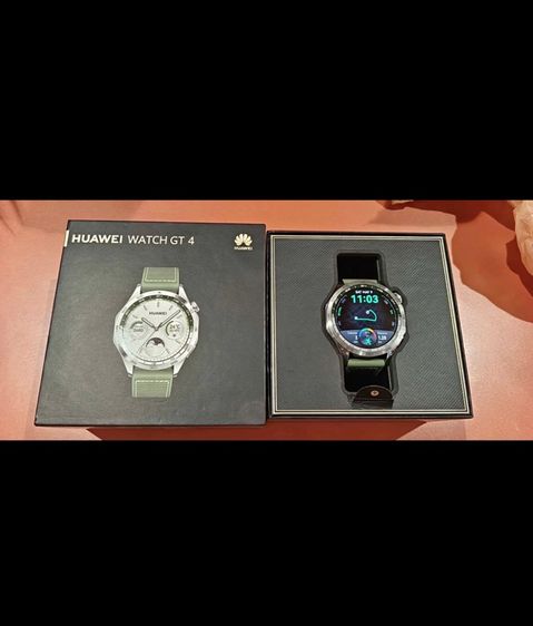 เงิน สแตนเลส huawei watch GT4 สภาพสวย ไร้รอย