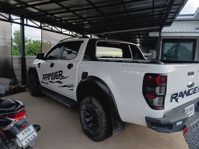 Ford Ranger 2020 2.0 Bi-Turbo Hi-Rider Wildtrak Pickup ดีเซล ไม่ติดแก๊ส เกียร์อัตโนมัติ ขาว รูปที่ 4