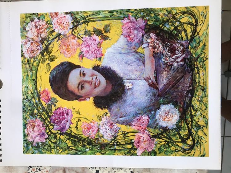 ภาพวาด พระฉายาลักษณ์ สมเด็จพระนางเจ้า งดงาม รูปที่ 12
