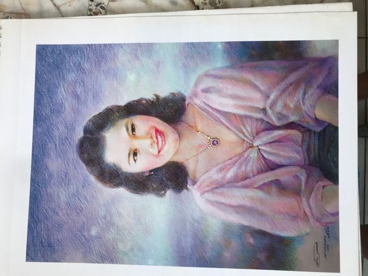 ภาพวาด พระฉายาลักษณ์ สมเด็จพระนางเจ้า งดงาม รูปที่ 14