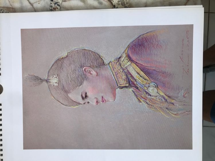 ภาพวาด พระฉายาลักษณ์ สมเด็จพระนางเจ้า งดงาม รูปที่ 9