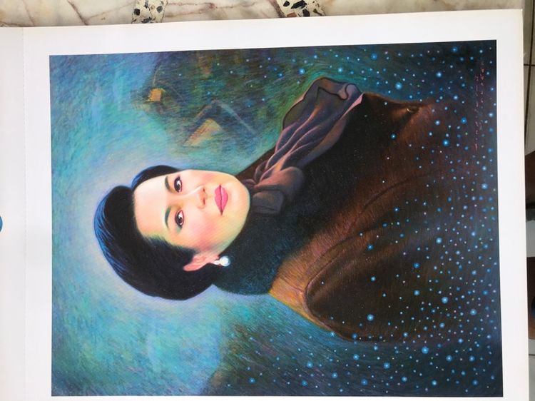 ภาพวาด พระฉายาลักษณ์ สมเด็จพระนางเจ้า งดงาม รูปที่ 5