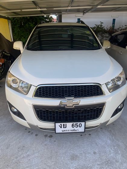 รถ Chevrolet Captiva 2.0 LSX สี ขาว