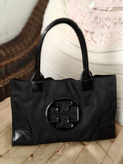 หญิง ดำ ไนล่อน Tory Burch กป Toryแท้สภาพสวย