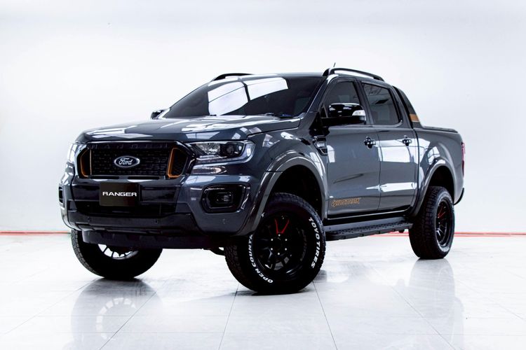 รถ Ford Ranger 2.0 Turbo Hi-Rider Wildtrak สี เทา