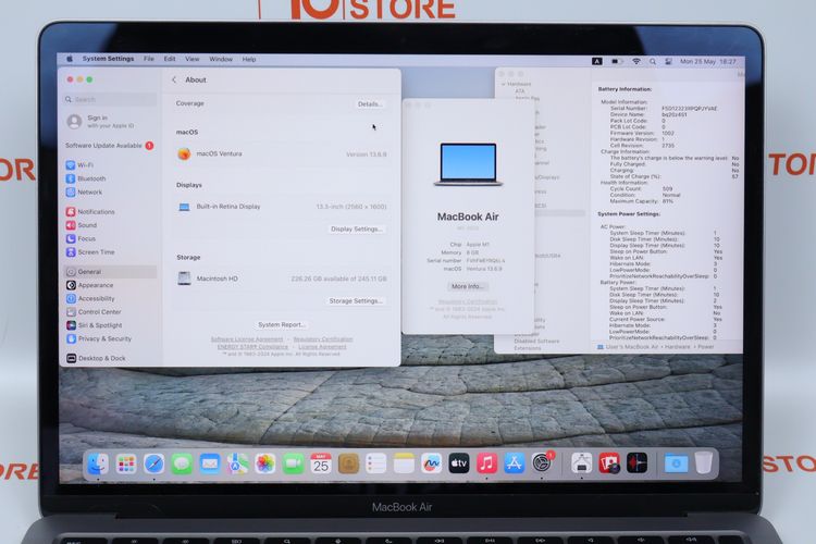 MacBook Air M1 13" 8.256GB  รูปที่ 2