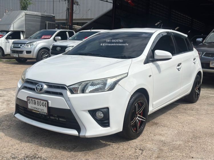 Toyota Yaris 2014 1.2 E เบนซิน ไม่ติดแก๊ส เกียร์อัตโนมัติ ขาว รูปที่ 3