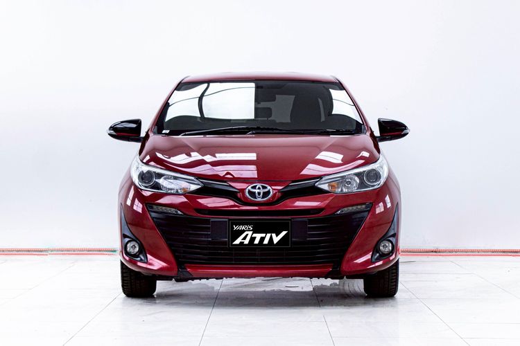 Toyota Yaris ATIV 2017 1.2 S Sedan เบนซิน ไม่ติดแก๊ส เกียร์อัตโนมัติ แดง รูปที่ 4