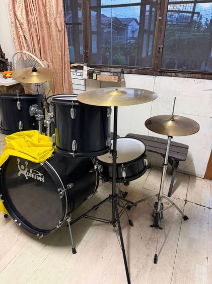 ขายกลองชุด Drums ซื้อมาใช้ไปครั้งเดียว เก็บคลุมผ้าอย่างดี ไม่รั่วไม่แตก ราคาต่อรองได้ รูปที่ 3
