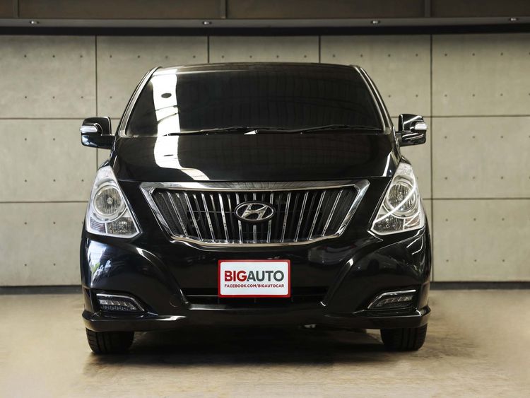 Hyundai H-1  2016 2.5 Elite Plus Van ดีเซล ไม่ติดแก๊ส เกียร์อัตโนมัติ ดำ รูปที่ 4