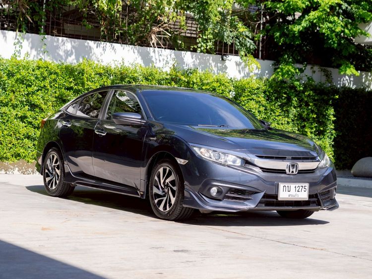 Honda Civic 2017 1.8 EL i-VTEC Sedan เบนซิน ไม่ติดแก๊ส เกียร์อัตโนมัติ เทา
