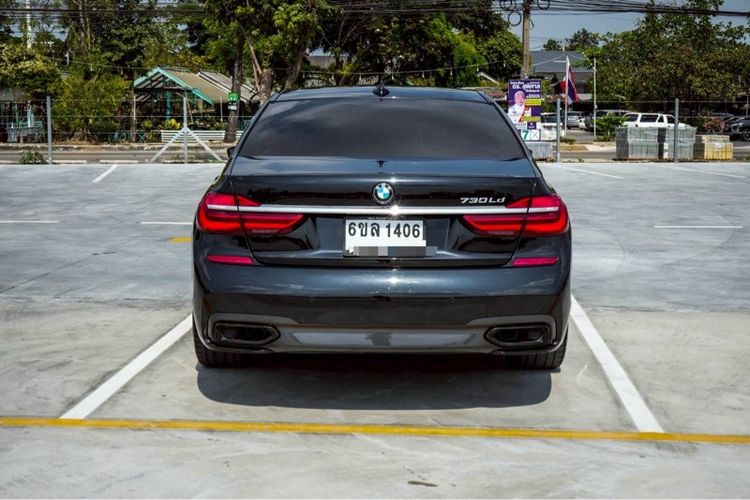 BMW Series 7 2019 730Ld Sedan ดีเซล ไม่ติดแก๊ส เกียร์อัตโนมัติ ดำ รูปที่ 4