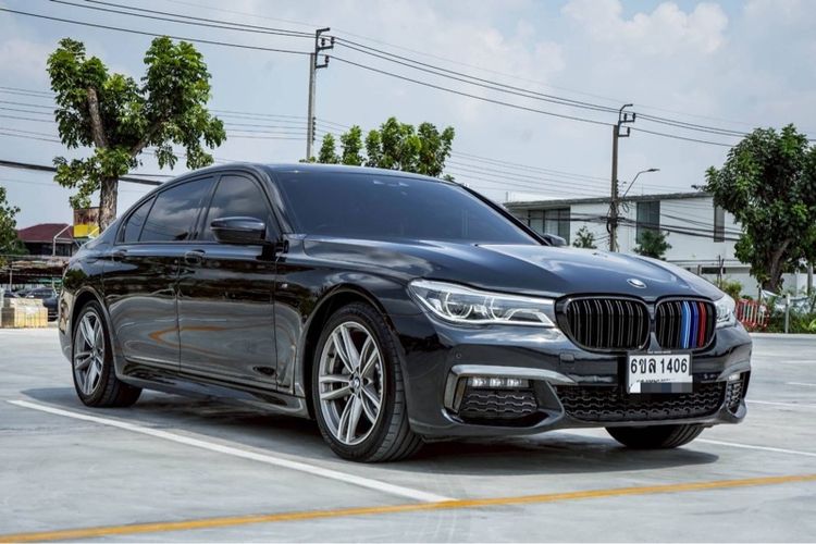 BMW Series 7 2019 730Ld Sedan ดีเซล ไม่ติดแก๊ส เกียร์อัตโนมัติ ดำ รูปที่ 3