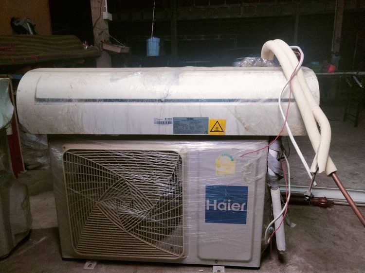 แอร์ติดผนัง เป็นระบบอินเวอร์เตอร์ แอร์บ้านมือสอง Haier 18,000 BTU Inverter